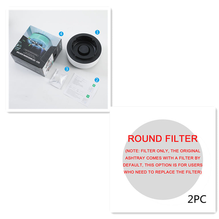 Smart Air Purifying Ashtray – Portable Anion Smoke Remover for Car & Home