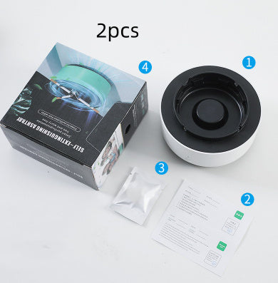 Smart Air Purifying Ashtray – Portable Anion Smoke Remover for Car & Home
