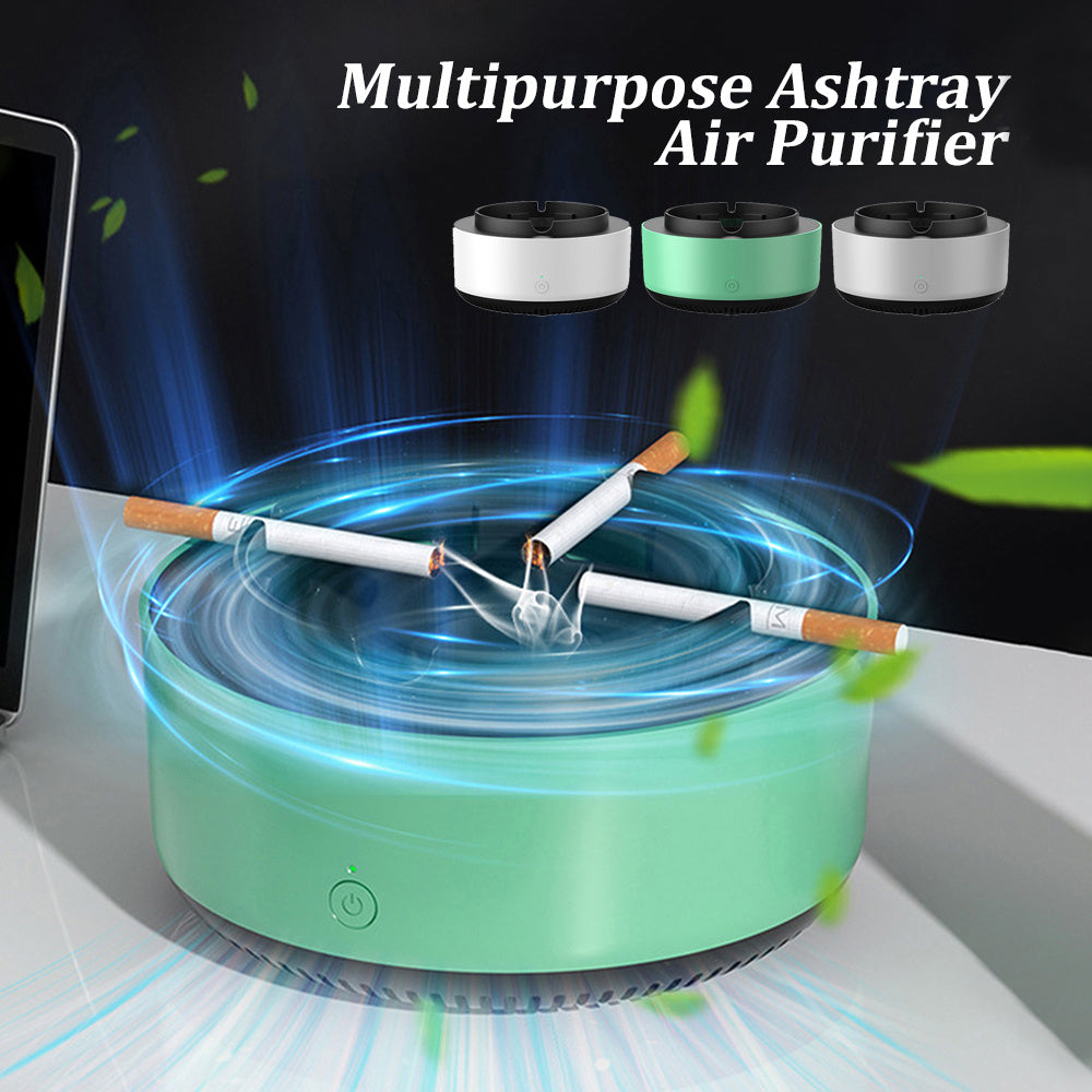 Smart Air Purifying Ashtray – Portable Anion Smoke Remover for Car & Home